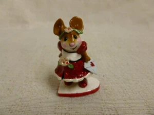 Ratón Wee Forest Folk Entrega Especial Edición Limitada San Valentín M-305a Retirado  - Imagen 1 de 2