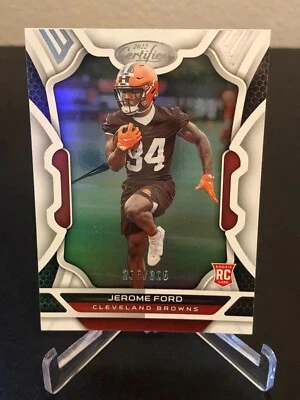 Jerome Ford 2022 Certified Mirror Silver Rookie RC Cleveland Browns #'d /325 A67 - Image 1 of 2
