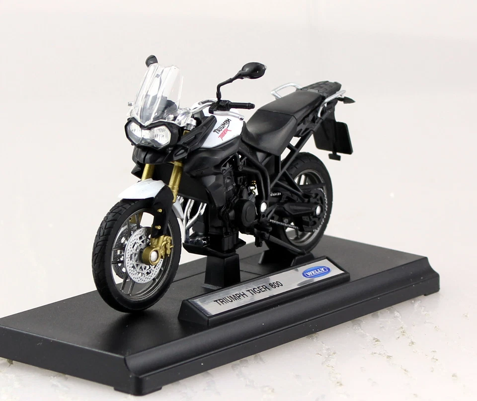 Triumph Tiger 800 1:18 Welly  Modell-Motorrad - Bild 1 von 2