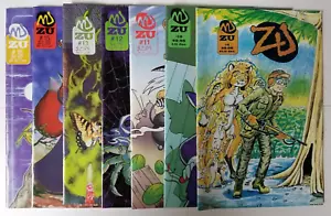 Zu issues #4, 10, 11, 12, 13, 15, 16 - mostly VF (Mu Comics lot) Anthropomorphic - Picture 1 of 9