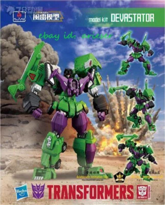 Flame Toys Furai Model Model Kit Devastator Transform Action Figure New Toys  - Image 1 of 4