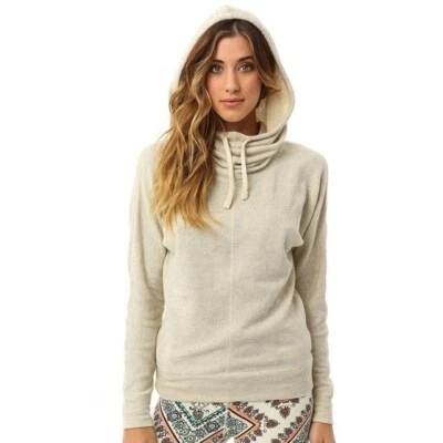 O'Neill Surf 365 女式风景连帽套衫燕麦片希瑟 L 码 — 第 1/4 张图片