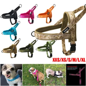 Pet No Pull Dog Harness with Breathable Mesh Padded Reflective Dog Vest XXS- XL - Picture 1 of 32