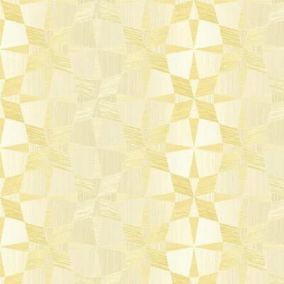 Wallquest Villa Apex Papel Pintado Geométrico Ocre Recubierto de Acrílico Característica Pared Foto 1 de 4