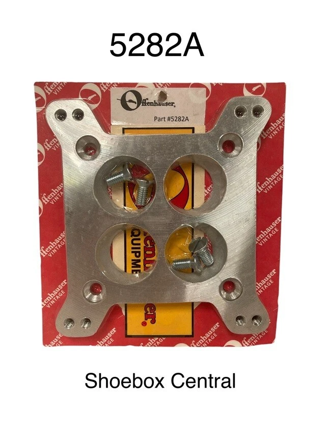 Adaptador de carburador de admisión OFFENHAUSER #5282 4V 1949 1950 1951 1952 1953 Ford Mercury Foto 1 de 1