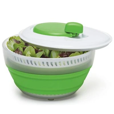 Green 3 Quart Folding Collapsible Drainer Prepworks Progressive Colander - Image 1 of 4