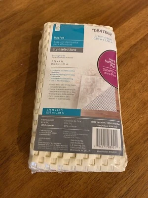 Area Rug Pad Gripping No Slide 24" x 48" Easy to cut NEW - Image 1 of 3