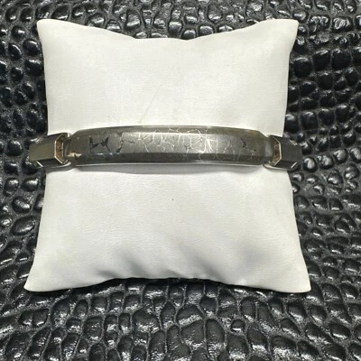 "Brazalete de identificación de meteorito fundido David Yurman para hombre en plata de ley 7,5"" (S)" Foto 1 de 4