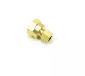 3/8 Od Compression Tube to 1/2 Npt Female Pipe Adapter Fitting Water Oil Gas - Picture 1 of 6