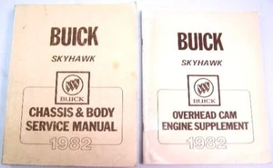 1982 Buick Skyhawk Chassis,Body,OHC Service Manual - Bild 1 von 1