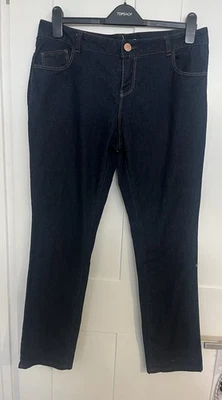 Dorothy Perkins Dark Blue Jeans - Size 14 R  - Image 1 of 4