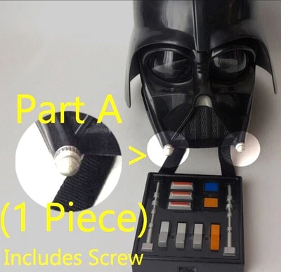 *PARTS* 2004 Star Wars Darth Vader Voice Changer Original Mask Helmet Part *1 Pc - Image 1 of 4