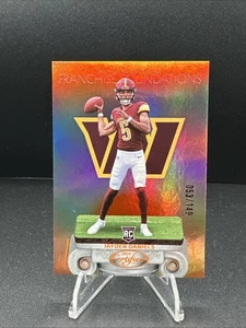 2024 Panini Certified Jayden Daniels Franchise Foundations Mirror Orange /149 RC - Picture 1 of 7
