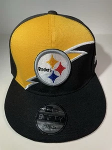 PITTSBURGH STEELERS New Era 9FIFTY Snapback Adjustable Hat Cap NFL Vintage Coll - Picture 1 of 20