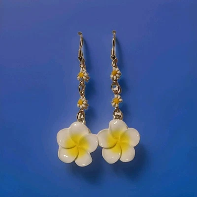 Pendientes de flores hawaianas Foto 1 de 4