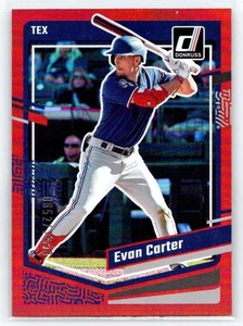 2023 Donruss #42 Evan Carter Holo Red #/2023 - Bild 1 von 2