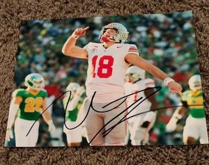 WILL HOWARD AUTOGRAPHED 8X10 PHOTO OHIO STATE AUTHENTIC SIGNED ; PHOTO PROOF - Picture 1 of 2