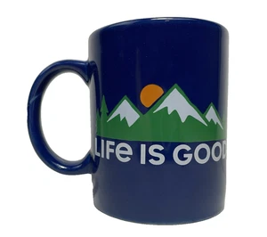 Taza de té de café Life Is Good "Haz lo que amas. Love What You Do" Mountains Blue - Imagen 1 de 6