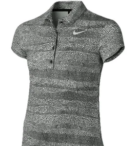 Nike Golf Dri-fit Girls Short-Sleeve Polo Shirt Black/White Size Girls Large NWT - Picture 1 of 10