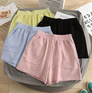 High Waist Casual Short Pants Women Shorts Women's Clothing Sports Short - Picture 1 of 18