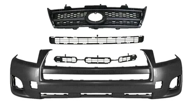 Kit de montaje de cubierta de parachoques delantero fascia y rejilla para Toyota RAV4 2009-2012 Foto 1 de 4