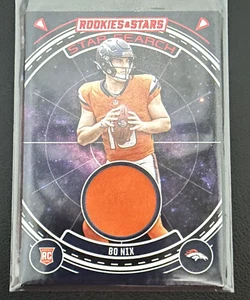 Bo Nix 2024 Panini Rookies & Stars Year One Patch RC #YO-BNX Broncos (192) - Picture 1 of 2