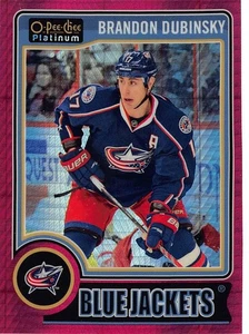 2014-15 O-Pee-Chee Platinum Red Prism #141 Brandon Dubinsky /135 - Picture 1 of 2