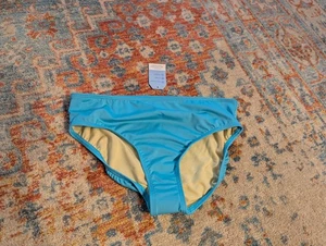 NUEVO Traje de baño de bikini Lands End XL 14/16 azul resistente al cloro parte inferior   - Imagen 1 de 6