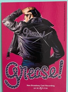 Cartolina a colori GREASE Broadway 4"X6" TEATRO EUGENE O'NEILL doppia faccia VG - Foto 1 di 2