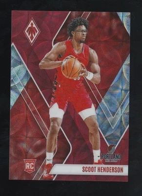 2023-24 Panini Phoenix Scoot Henderson Lava Prizm /75 #298 - Image 1 of 2