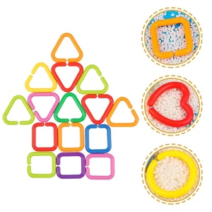 35 Pcs Link Rings for Baby Toddler Connecting Linking - Picture 1 of 11