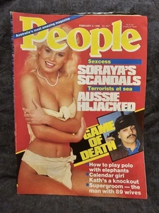 People magazine 1986 February 3,Don Lane,Wayne Gardner,Kathy Boniface Pin-Up - Picture 1 of 11