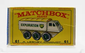 Matchbox 61 Alvis Stewart BP Exploration Truck BOX ONLY - Bild 1 von 6