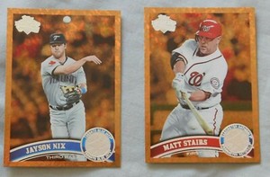 2011 Topps Cognac Diamond Anniversary  Baseball Card Pick one