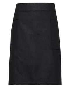 Premier PR135 Division Waxed-Look Denim Waist Apron - Indigo/Brown - BNWT - Picture 1 of 1