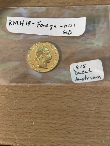 1915 austria gold ducat Cover