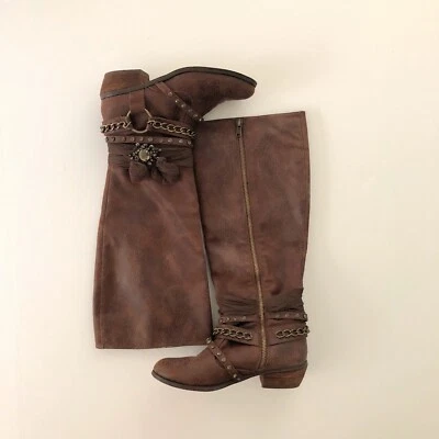 💲HACER OFERTA💲 Botas de Montar Vaquera Talla 6M Marrón Oscuro Sin Clasificación Foto 1 de 4