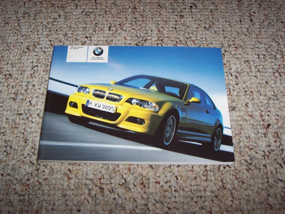 2006 BMW M3 Coupe conversível manual do proprietário guia do usuário 3.2L - Imagem 1 de 1