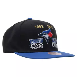 Toronto Blue Jays MLB Mitchell & Ness Champ Is Here Flat Bill Snapback Cap Hat - Picture 1 of 3