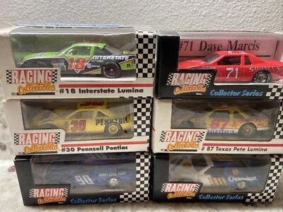 1/64 Legends-  Dale Jarrett, DaveMarcis, Ken Schrader, Joe Nemechek. - Image 1 of 4
