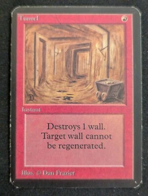 Tunnel - Alpha - LP - MTG - Magic The Gathering - Red - Instant - Image 1 of 4