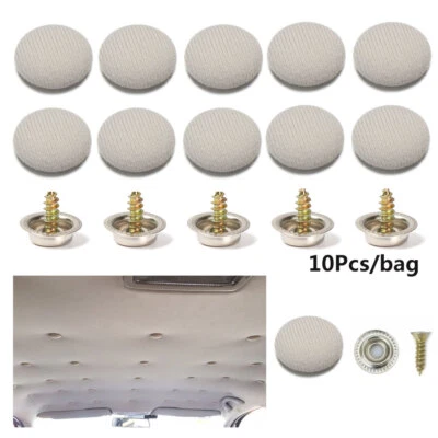 Vehicle Car Roof Buckles Headliner Repair Fixing Screw Cap Rivets Accessories - image 1 of 4