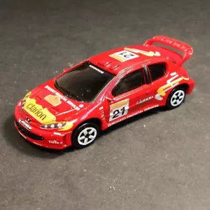 MAJORETTE Peugeot 206 CC WRC Rally Car N205B 1/57 Red Vintage Die-cast Model - Imagen 1 de 5