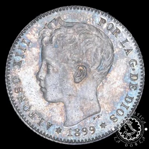 1900 *00 - 1 PESETA - Alfonso XIII - SM V - EBC+ - Picture 1 of 2
