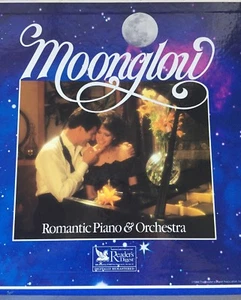 Moonglow Romantic Piano & Orchestra 33 RPM Set of 7 Reader's Digest - Picture 1 of 6