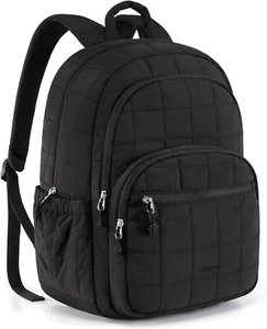 College Laptop Backpack, Travel Backpack for Women, Quilted Casual Daypack, Wate - Picture 1 of 12