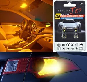 Canbus Error LED Light 168 Orange Amber Two Bulbs Rear Side Marker Replacement