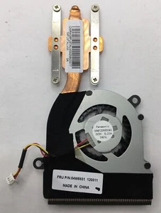 GENUINE USED LENOVO THINKPAD X130E COOLING HEATSINK AND FAN 04W2215 - Picture 1 of 2
