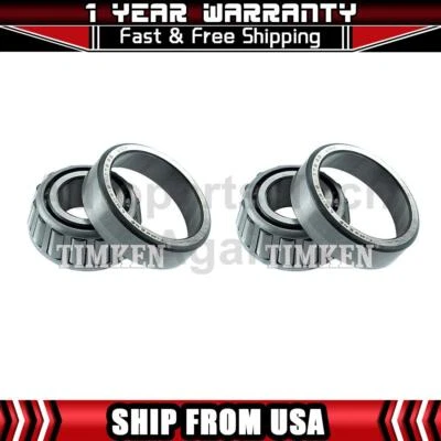 Juego de 2 cojinetes de rueda exterior trasera Timken y Race para Honda Accord 1976-1985 Foto 1 de 4