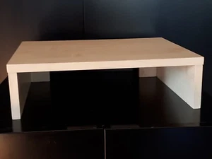 Rialzo televisore Porta Tv supporto porta dvd decoder Vcr Acero su misura - Foto 1 di 3
